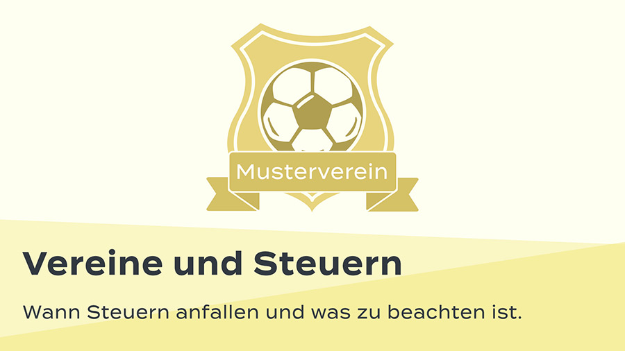 Erklärvideo Vereine und Steuern